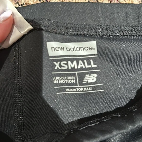 New Balance Black Spandex Shorts - Picture 2 of 2
